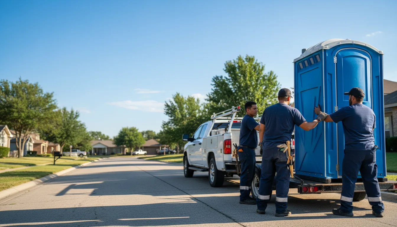 Portable Toilet Rental in Eola, TX near me